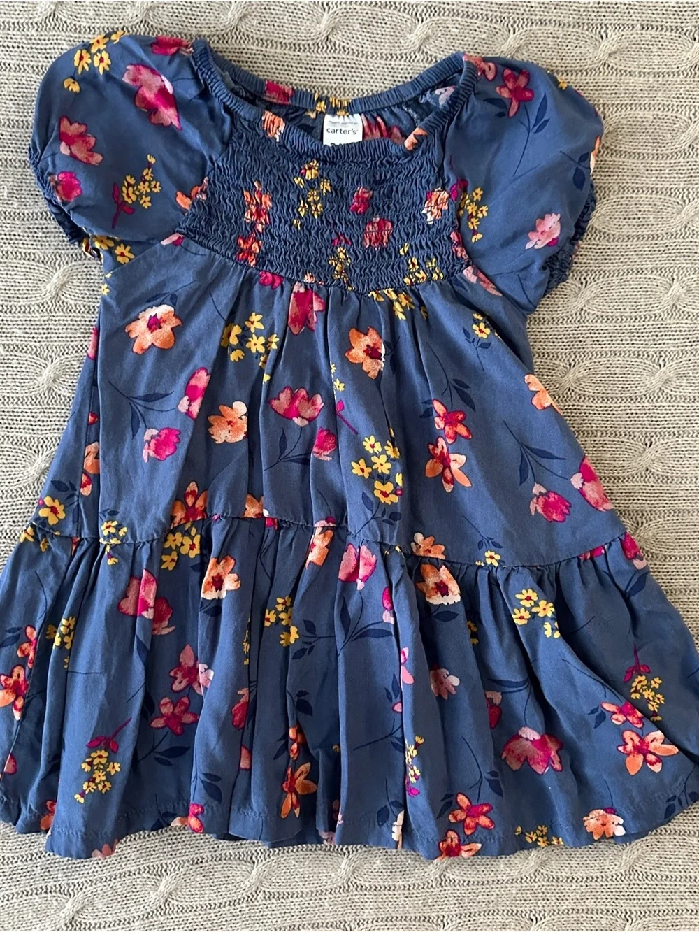 NWOT Carter's 2pc Baby Girl Dress Set, Florals, 24 Months